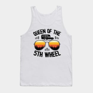 Queen Of The 5th Wheel Funny Camping Tank Top